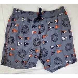 Reyn Spooner Mens Large Nautical Style Shorts Swim Trunks Nautical